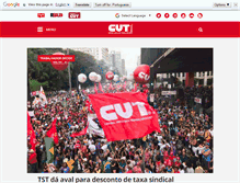 Tablet Screenshot of cut.org.br