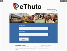 Tablet Screenshot of ethuto2.cut.ac.za